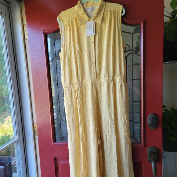 lularoe Pants - VF - Vitalfinds The INCREDIBLE Kathy Jumpsuit XL with Pockets